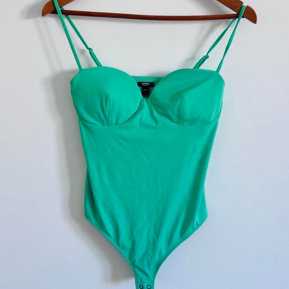 Express Women's Green Bodysuit